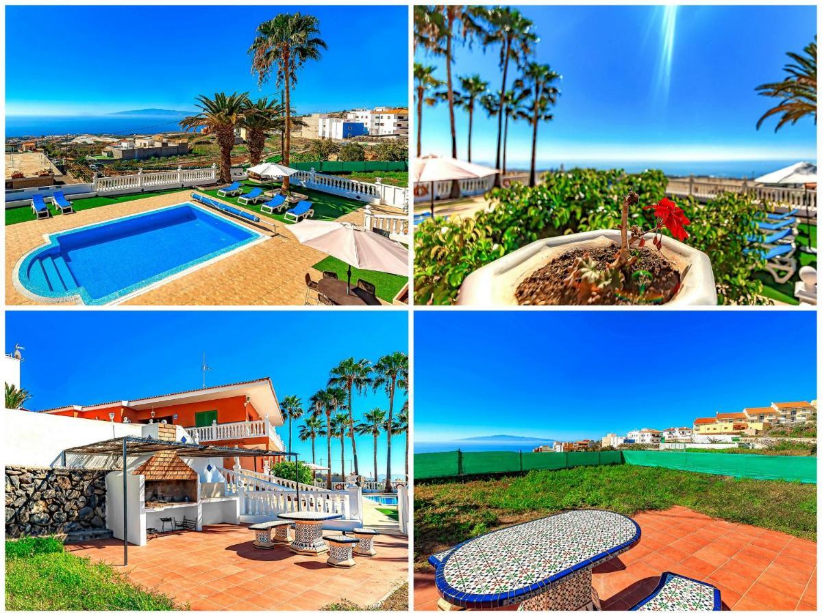 Villa Raquel With Private Pool And Sea View Los Menores ภายนอก รูปภาพ