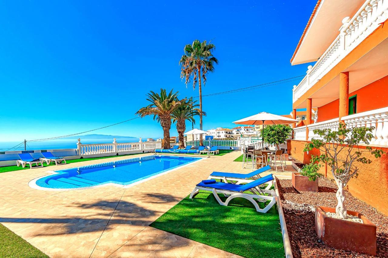 Villa Raquel With Private Pool And Sea View Los Menores ภายนอก รูปภาพ